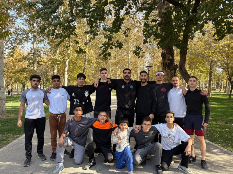 دویدن در پارک ملت با شاگردان باشگاه